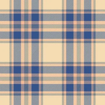 Plaid seamless pattern. Check fabric texture. Vector textile print. Illustrazione stock