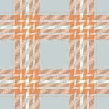 Plaid seamless pattern. Check fabric texture. Vector textile print. Stock Illustration