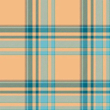Plaid seamless pattern. Check fabric texture. Vector textile print. Stockillustratie