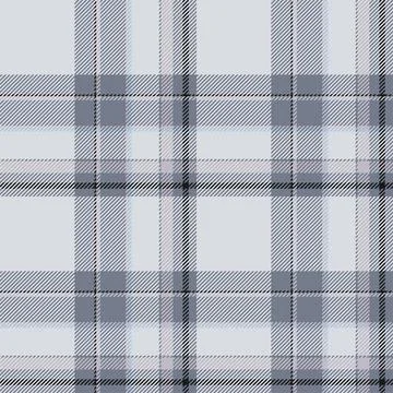 Plaid seamless pattern. Check fabric texture. Vector textile print. Illustrazione stock