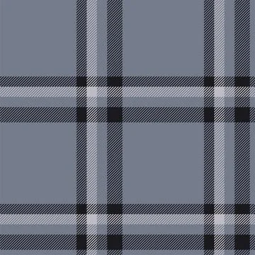 Plaid seamless pattern. Check fabric texture. Vector textile print. Stock Illustration