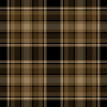 Plaid seamless pattern. Check fabric texture. Vector textile print. Stock Illustration