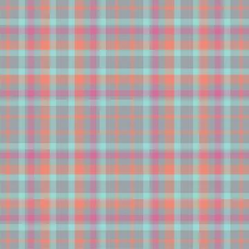 Plaid seamless pattern. Check fabric texture. Vector textile print. イラスト素材