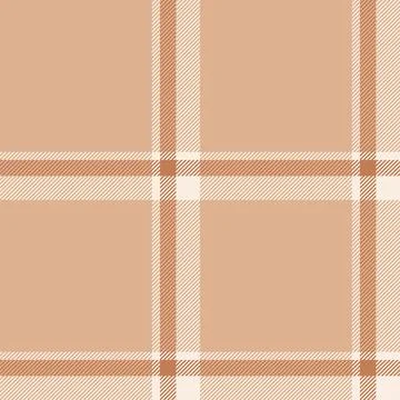 Plaid seamless pattern. Check fabric texture. Vector textile print. Stock Illustration