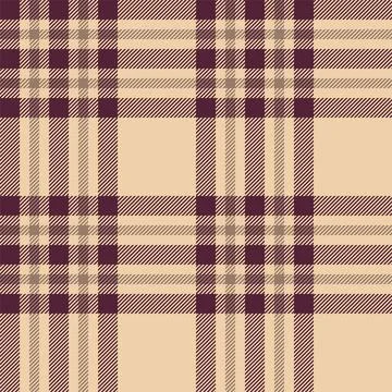 Plaid seamless pattern. Check fabric texture. Vector textile print. Stock Illustration