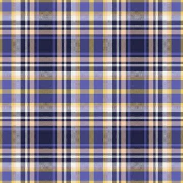 Plaid seamless pattern. Check fabric texture. Vector textile print. Stock-Illustration