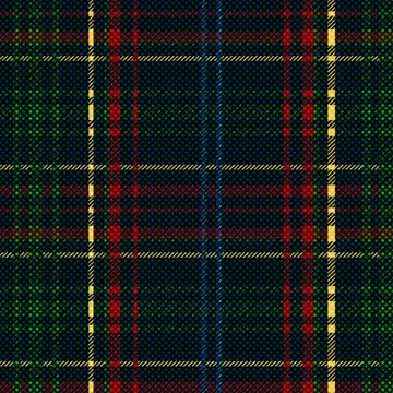 Plaid Seamless Pattern Illustrazione stock