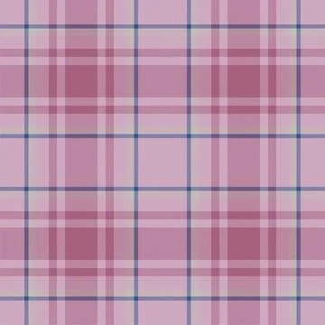 Plaid seamless pattern in red. Check fabric texture. Vector textile print. Stock Illustration