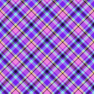 Plaid seamless pattern. Vector background of textile ornament. Flat fabric de 스톡 일러스트