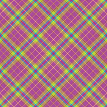 Plaid seamless pattern. Vector background of textile ornament. Flat fabric de Stock Illustration