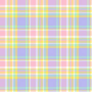 Plaid seamless pattern. Vector background of textile ornament. Flat fabric de Stock Illustration