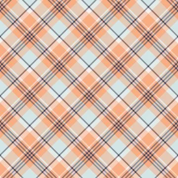 Plaid seamless pattern. Vector background of textile ornament. Flat fabric de イラスト素材