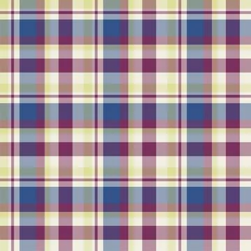 Plaid seamless pattern. Vector background of textile ornament. Flat fabric de Stock Illustration