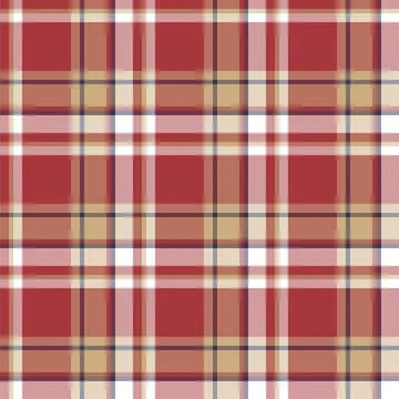 Plaid seamless pattern. Vector background of textile ornament. Flat fabric de 스톡 일러스트