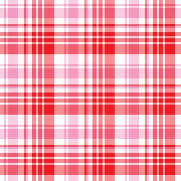 Plaid seamless pattern. Vector background of textile ornament. Flat fabric de イラスト素材