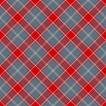 Plaid seamless pattern. Vector background of textile ornament. Flat fabric de Illustrazione stock