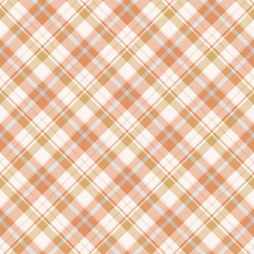 Plaid seamless pattern. Vector background of textile ornament. Flat fabric de Illustrazione stock