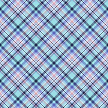 Plaid seamless pattern. Vector background of textile ornament. Flat fabric de Illustrazione stock