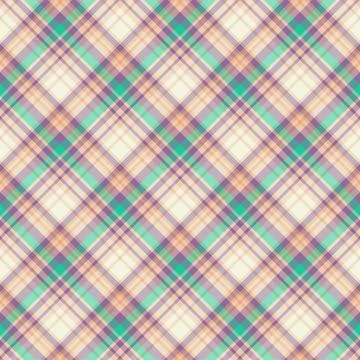 Plaid seamless pattern. Vector background of textile ornament. Flat fabric de Stockillustratie