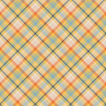 Plaid seamless pattern. Vector background of textile ornament. Flat fabric de Stock Illustration