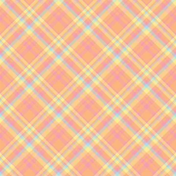 Plaid seamless pattern. Vector background of textile ornament. Flat fabric de 스톡 일러스트