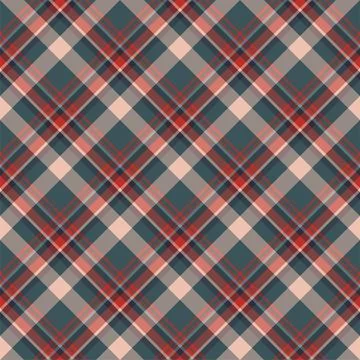 Plaid seamless pattern. Vector background of textile ornament. Flat fabric de Illustrazione stock