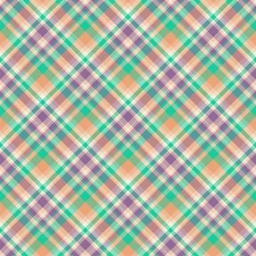 Plaid seamless pattern. Vector background of textile ornament. Flat fabric de Stock Illustration