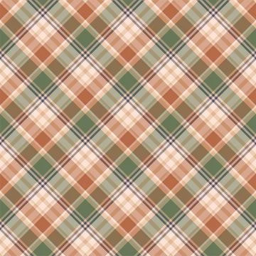 Plaid seamless pattern. Vector background of textile ornament. Flat fabric de Stock Illustration
