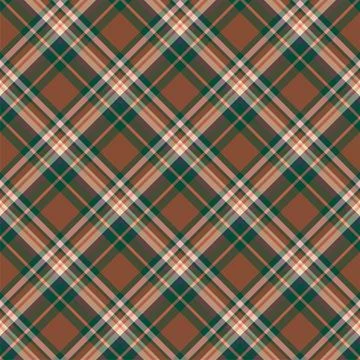 Plaid seamless pattern. Vector background of textile ornament. Flat fabric de Illustrazione stock