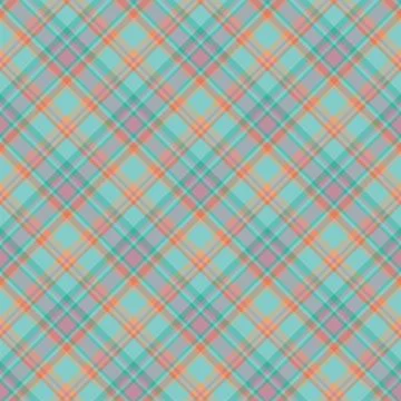 Plaid seamless pattern. Vector background of textile ornament. Flat fabric de 库存插图