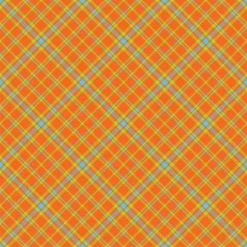 Plaid seamless pattern. Vector background of textile ornament. Flat fabric de Illustrazione stock