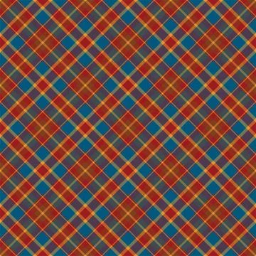 Plaid seamless pattern. Vector background of textile ornament. Flat fabric de Illustrazione stock