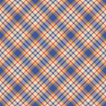 Plaid seamless pattern. Vector background of textile ornament. Flat fabric de Stock Illustration