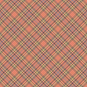 Plaid seamless pattern. Vector background of textile ornament. Flat fabric de Illustrazione stock