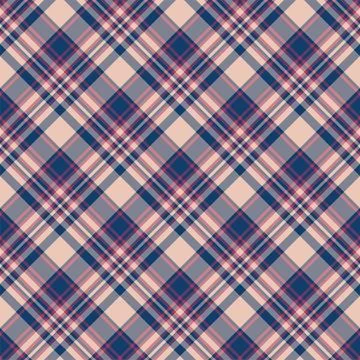 Plaid seamless pattern. Vector background of textile ornament. Flat fabric de Illustrazione stock