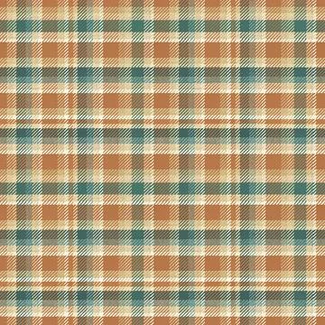 Plaid seamless tweed pattern in beige, green. Tartan decorative modern text.. Stock Illustration