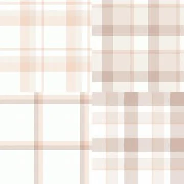 Plaid set created for digital summer mockups. Ideal for online shops, e-com.. Stockillustratie