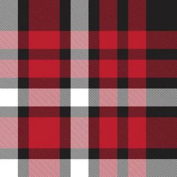 Plaid Tartan Checkered Seamless Pattern Stock Illustration