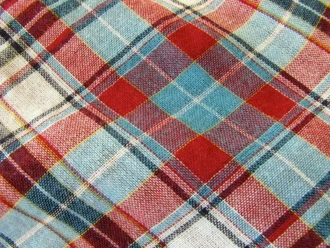Plaid textile Foto stock