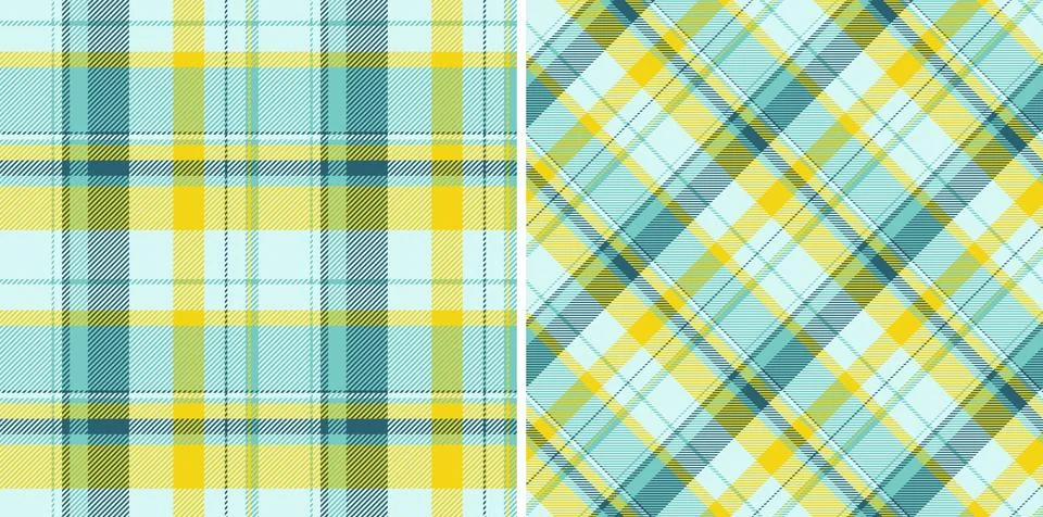 Plaid texture pattern of check textile seamless with a vector background fa.. 库存插图