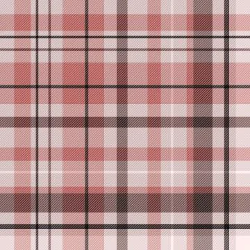 Plaid twill pattern texture coral  brown peach pink Stock Illustration
