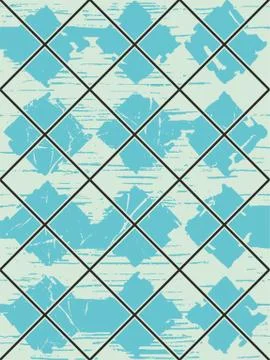 Plaid vector pattern,decorative background. Diagonal squares print. - Vector Illustrazione stock