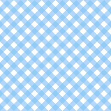 Plaid vector seamless texture. Blue pattern in box. Checkered backgraund. Stock Illustration