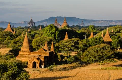 The plain of Bagan(Pagan), Mandalay, Myanmar Fotos de archivo