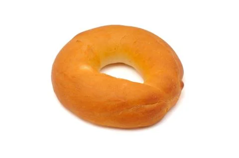 Plain bagel Foto stock