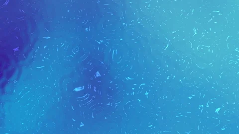 Plain blue background highlights an abstract blue pattern with small curved line Stock Footage 327619312