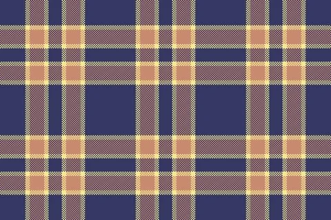 Plain check seamless vector, rectangle fabric textile texture. Interior pla.. Illustration
