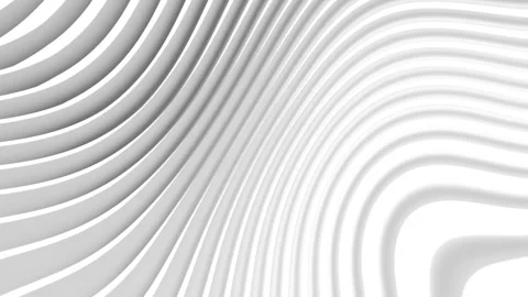 Plain color background white lines ripple across a clean bright canvas in abstra Stock Footage 322939245