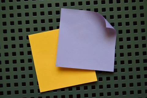 Plain colored stickers Stock Photos