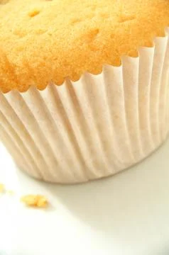 Plain cup cakes Stock Photos